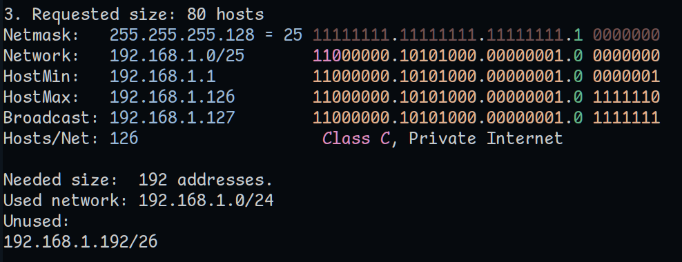 subnets 31